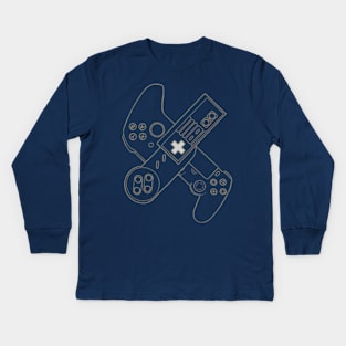 One D-pad to rule them all Kids Long Sleeve T-Shirt